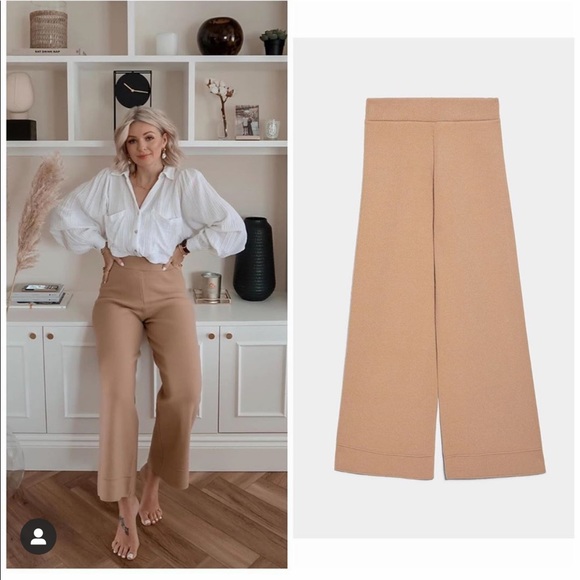 Last1🔥Zara knit culottes bloggers favorite - Picture 3 of 8